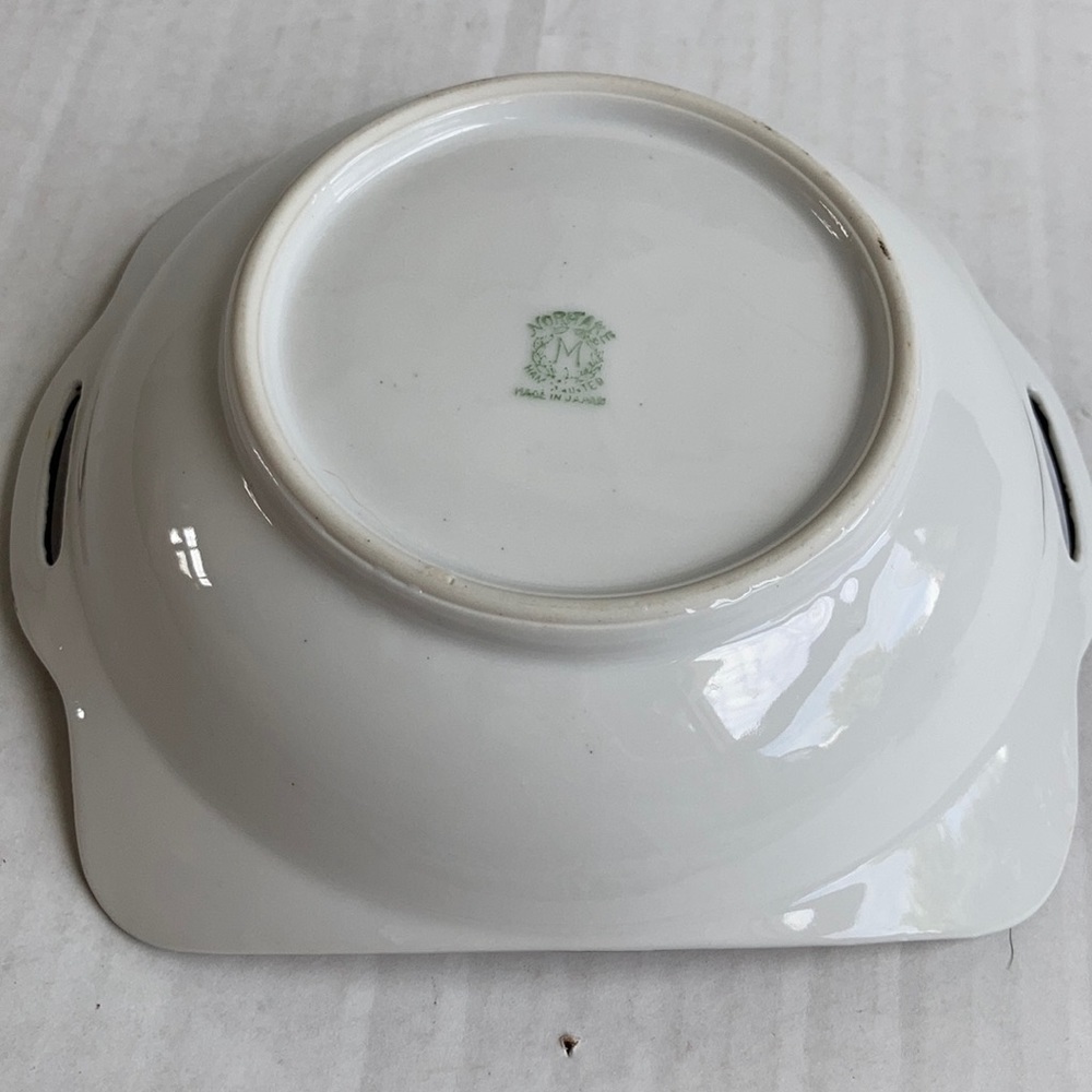 Vintage Noritake hand painted lusterware bowl - Picture 4 of 8